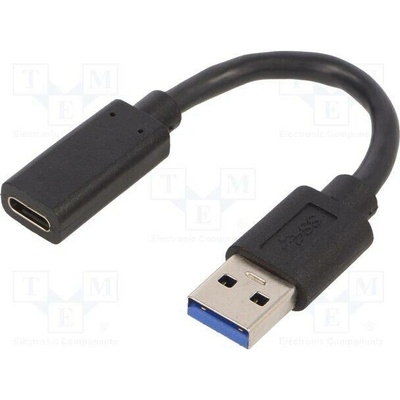 Gembird A-USB3-AMCF-01 USB 3.1. AM Female adaptér, 10cm, černý