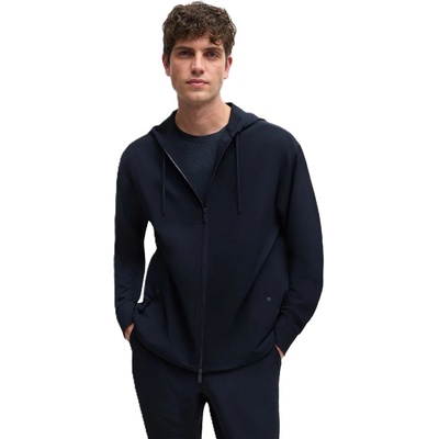 HUGO BOSS Риза с дълъг ръкав Boss Men's P Olson Hood Pac Long Sleeve Oxford Shirt - Dark Blue