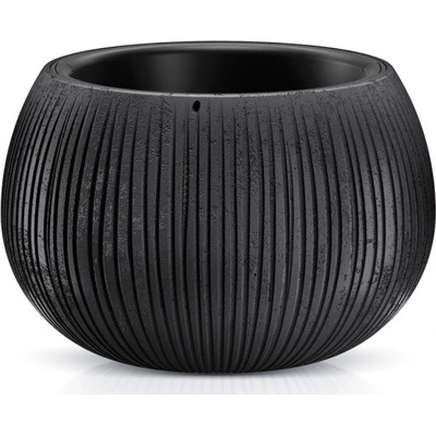 Prosperplast Květináč Beton Bowl DKB290 černý 29 cm