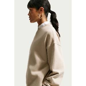 Nike уголемен суичър дамски с памук Studio Fleece (IM8082.236)