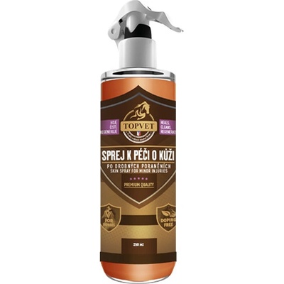 Topvet Sprej na starostlivosť o kožu po drobných poraneniach 500 ml