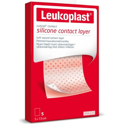 Leukoplast Cuticell Cont.5 x 7,5 cm 5 ks tran.sil.mř.