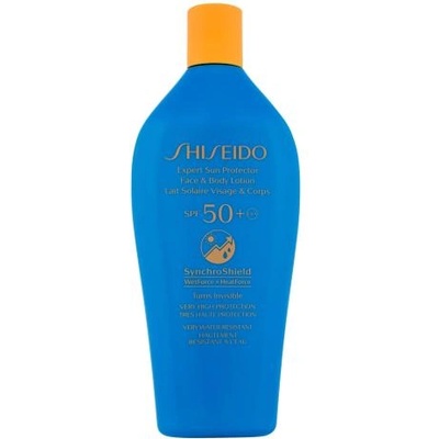 Shiseido Expert Sun Protector Face & Body Lotion SPF50+ слънцезащитен лосион за тяло и лице 300 ml
