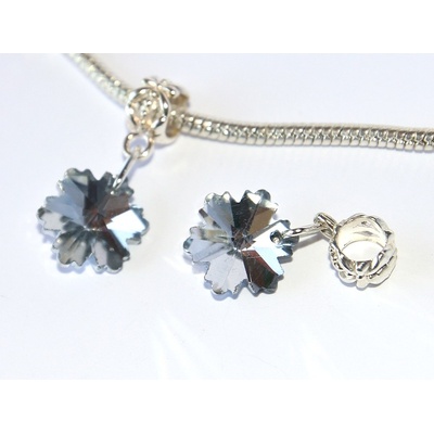 Fashion Jewerly Korálek Přívěsek Sněhová vločka Hvězdička Naděje Světlo života Snoeflake 2970