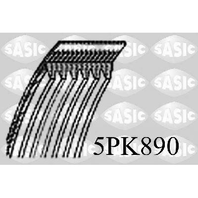 Ozubený klinový remeň SASIC 5PK890