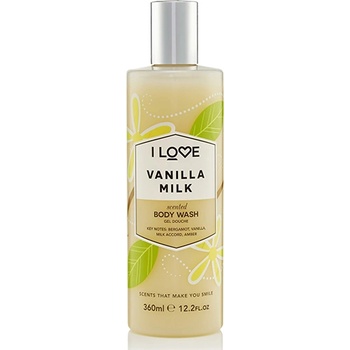I Love Cosmetics Vanilla Milk душ гел за жени 375 мл