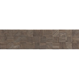 Mexen Riga Lyon Choco остъклен гранитогрес, дървоподобна стенна плочка 120 x 30 см, (TL713-120-030-52)