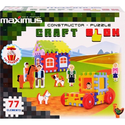 Конструктор - Пъзел Craft Block /77 елемента/ (К9176)