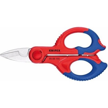 KNIPEX nůžky elektrikářské, nerez, tvrdost 56 HRC, vícesložková rukojeť se skelným vláknem 9505155SB