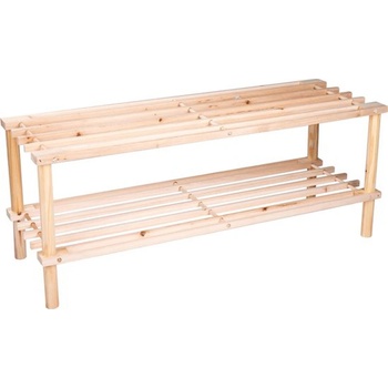 ALPINA ЕТАЖЕРКА ЗА ОБУВКИ 2 НИВА ALPINA 74x26x29см ДЪРВО