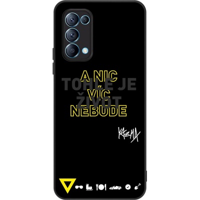 Pouzdro Picasee ULTIMATE CASE OPPO Reno 5 5G Kazma TOHLE JE ŽIVOT A NIC VÍC NEBUDE