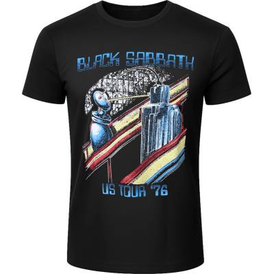 NNM мъжка тениска Black Sabbath - US Tour 1976 - Black - 52195400