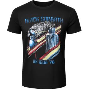 NNM мъжка тениска Black Sabbath - US Tour 1976 - Black - 52195400