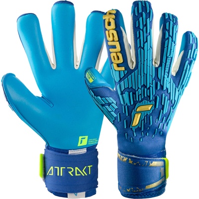 Reusch Attrakt Freegel Aqua Windproof modrá/zlatá 5370459-4433 – Zbozi.Blesk.cz