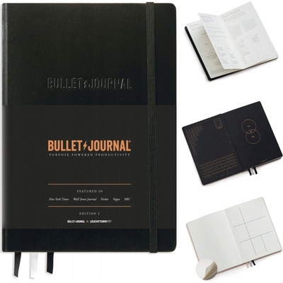 Leuchtturm1917 Bullet Journal A5 Zápisník Black – Zbozi.Blesk.cz