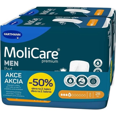 MoliCare Men 4 kapky Duopack 2 x 14 ks – Hledejceny.cz