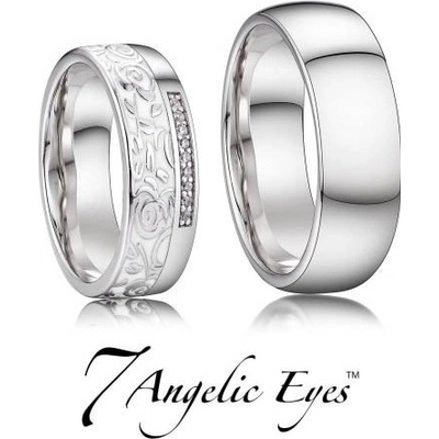 Goldpoint Stříbrné snubní prsteny 038 Harry a Meghan