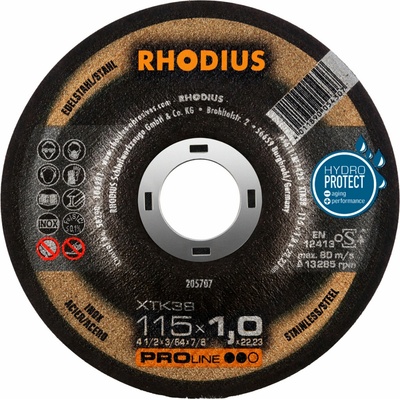 Rhodius Rezný kotúč 115 x 1,0 x 22,23 mm 205707