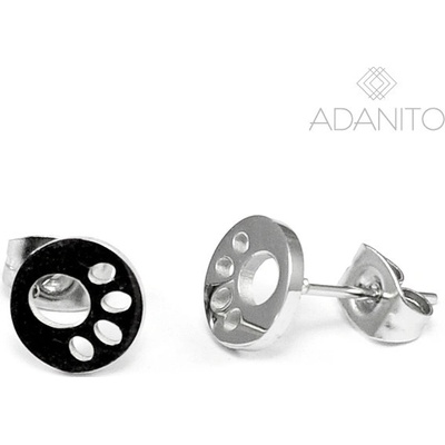 Scream náušnice z chirurgickej ocele labka SU914