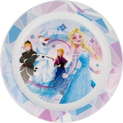STOR Talíř Frozen Iridescent Aqua 22 cm plastový