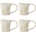 Bloomingville Joseph Чаши 260 ml, бели, 4 бр (82072433)