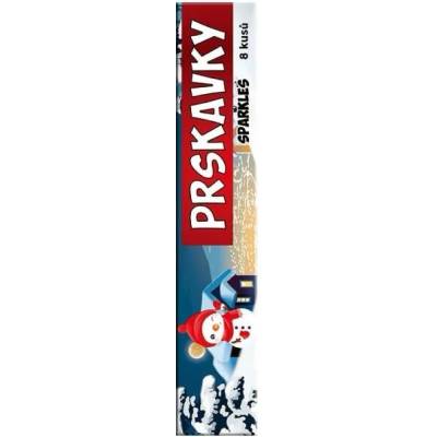 Prskavky 25cm 8 ks bal