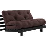 Karup Design Тъмнокафяв разтегателен диван 140 cm Roots Black Night - Karup Design (123402715140)