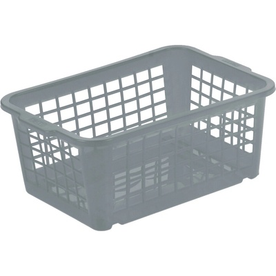 Keeeper Plastový košík 20 x 30 x 11 cm šedý