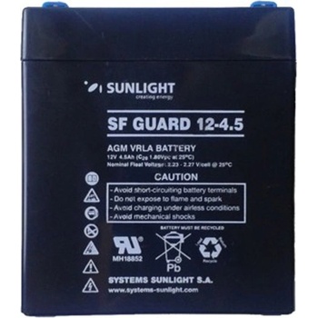 Sunlight Акумулаторна батерия Sunlight SF Guard 12V, 4.5Ah