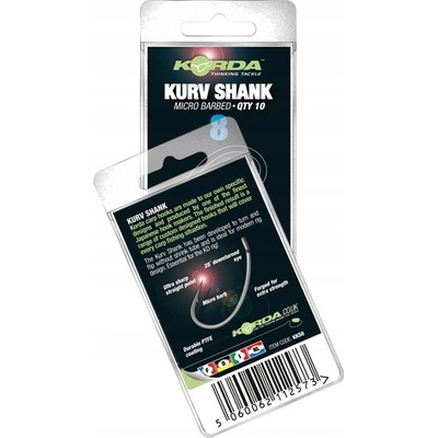 Korda Kurv Shank veľ.8 10 ks