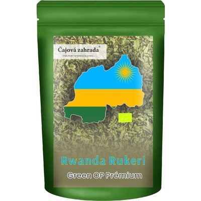 Čajová zahrada Rwanda Rukeri Green OP Prémium zelený čaj 100 g