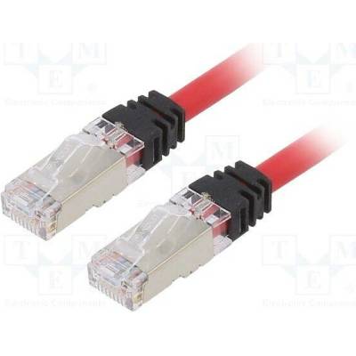 Panduit STP6X5MRD Patch S/FTP Cat 6a RJ45 vidlice z obou stran lanko Cu