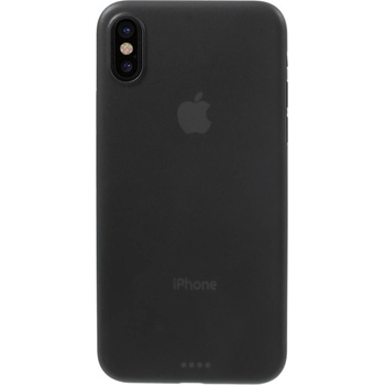 Pouzdro AppleMix Apple iPhone X - ochrana čočky - ultratenké - plastové - černé