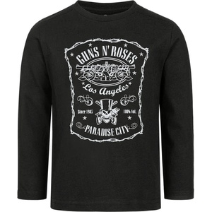 METAL-KIDS детска тениска с дълъг ръкав Guns N' Roses - Paradise City - Black/White - METAL-KIDS - 803.36. 8.7