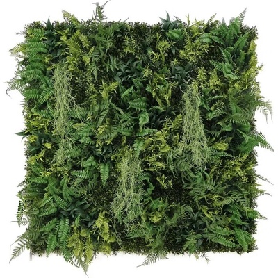 WALL GREEN beard moss fern, dielec 100 x 100 cm