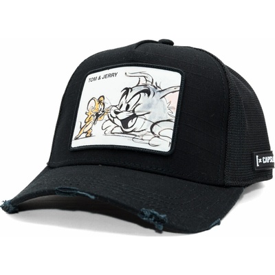 Capslab Tom and Jerry Premium Trucker Black/Black