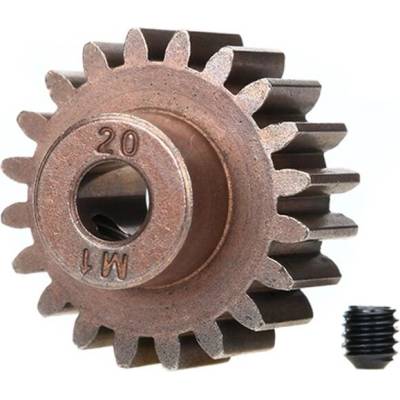 Traxxas Пиньон Traxxas модул 1 Gear, 20-T pinion (m1.0 metric pitch) (fits 5mm shaft)/ set s, TRX6494X (TRX6494X)