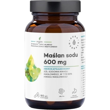Aura Herbals Maslan sodu Натриев бутират, 300 mg, 90 капсули, Aura Herbals (13963 AH)