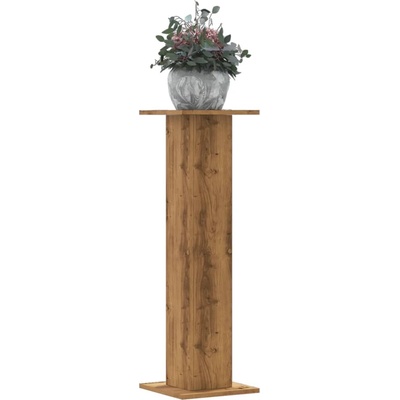 vidaXL Стойки за растения 2 бр дъб артизан 30x30x95 см инженерно дърво (3307881)