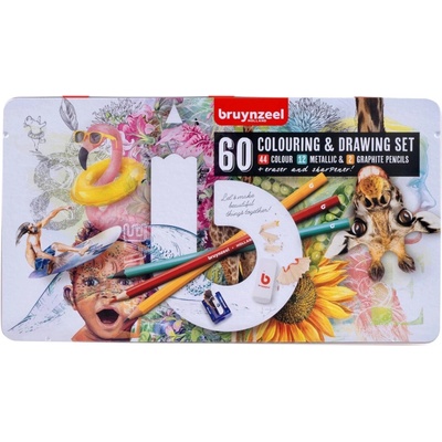 Bruynzeel 60312904 Komplet pastelek a tužek 60