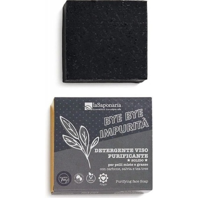 laSaponaria Tuhé čisticí pleťové mýdlo pro mastnou a smíšenou pleť BIO 70 g