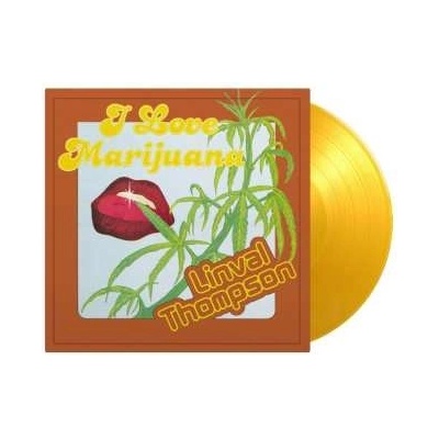 Linval Thompson - I Love Marijuana - limited Numbered Edition - translucent Yellow LP