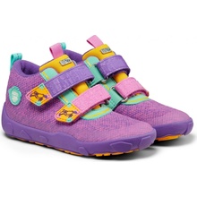 Affenzahn Low Boot Detské barefoot topánky Knit Happy Creative Tucan ružová