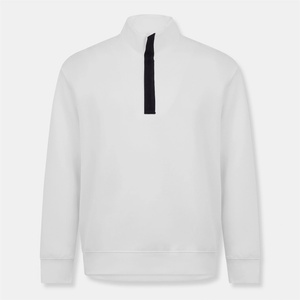 Giorgio Armani Men's Quarter Zip Pullover - Off White