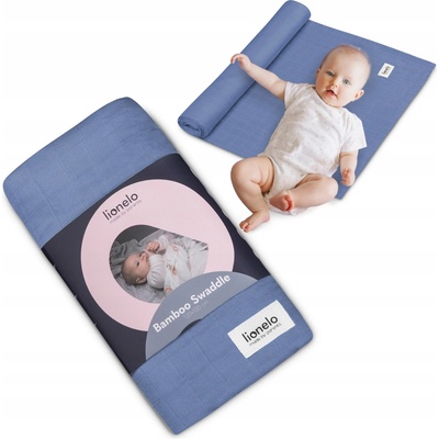 LIONELO Zavinovací deka Blue Denim