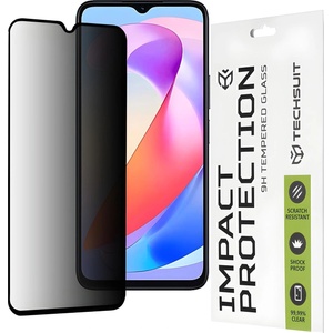 Techsuit защитно Anti-Spy стъкло за Honor X6b - Черен KP33209