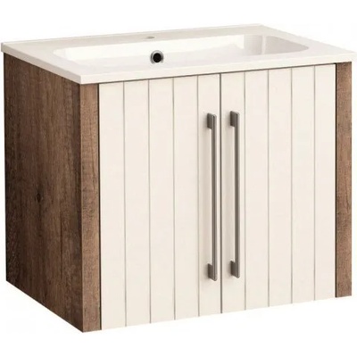 Inter Ceramic Конзолен PVC шкаф ICP 6450 с умивалник, 60x45x50см (6450)