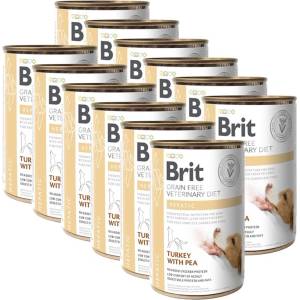 Brit Брит Ветеринарни Диети GF куче Хепатик 12 x 400 г