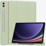 Techsuit Калъф за Samsung Galaxy Tab S9 Plus / S10 Plus / S9 FE Plus / S10 FE Plus - Flex Trifold - Matcha Green