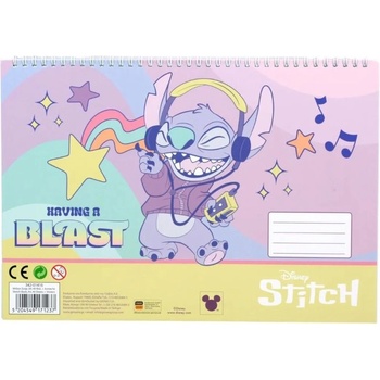 Скицник stitch gen-z, 40 страници, със стикери (342-01416)